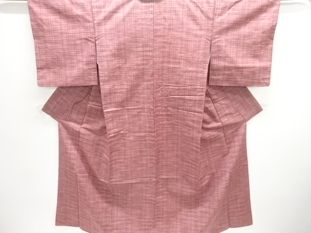 JAPANESE KIMONO / TSUMUGI / WOVEN ABSTRACT GRID